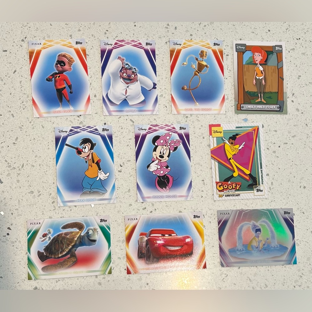 Topps Disney Neon Trading Cards